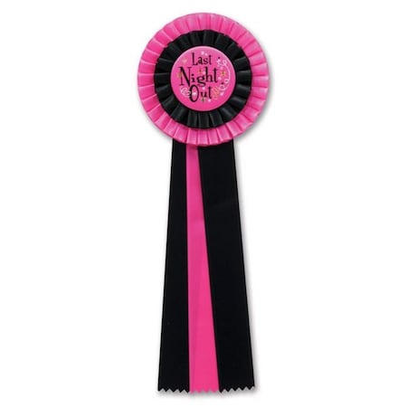 Last Night Out Deluxe Rosette, 3PK